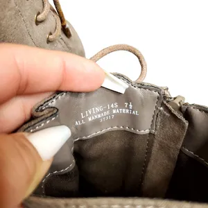 Bamboo‎ Tan Suede Lace Up Platform Booties thumbnail 4