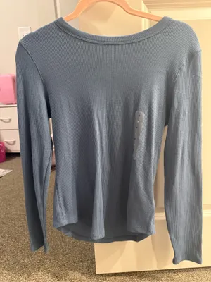 Long Sleeve Gap Shirt thumbnail 2