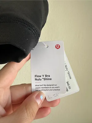 NWT Lululemon Flow Y Bra in Nulu Shine thumbnail 5