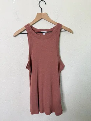 James Perse Sunset Ribbed‎ Tank High Neck Womens Size 5 / US XXL thumbnail 2
