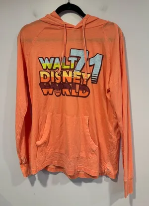 Walt Disney World retro‎ lightweight hooded long sleeve thumbnail 1