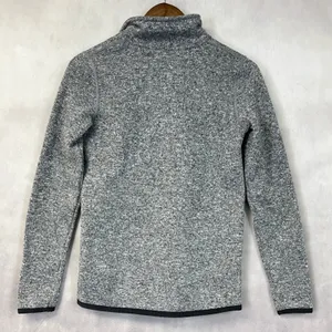 Roots Womens‎ Quarter Zip Fleece Pullover Size XS Heathered Gorp Outdoor Hiking thumbnail 3