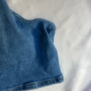Women's Blue Denim Shorts thumbnail 10