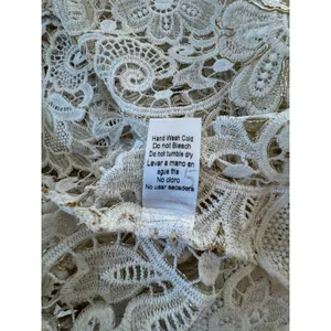 Endless Rose Sheer Cream Lace & Shiny Gold Tank Top thumbnail 8