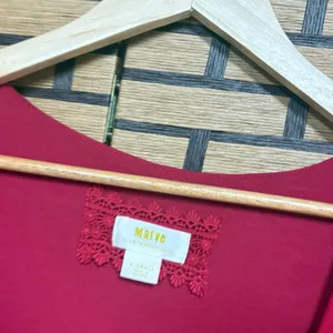 Maeve‎ Red Midi Dress Size XS thumbnail 5