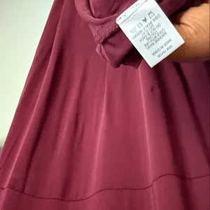 STAUD Portobella Side Ruch Midi Sheath Dress In Merlot Large thumbnail 11