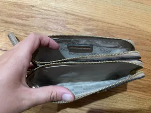 Michael Kors Wallet Wristlet Leather tan thumbnail 4