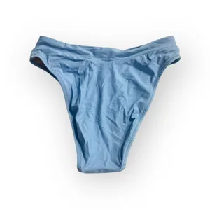 J.Crew Cross-Front Cheeky Bikini Bottom Women's Small Blue NWT thumbnail 2