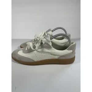 Steve Madden Womens 9 White Gray Suede Gum Sole Retro Low Top Sneakers 494986 thumbnail 2