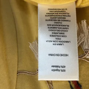 Rebecca Malone Womens XL Top Southwestern Yellow Embroidered Boho Tassel Fringe thumbnail 7