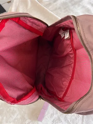 HERSCHEL Blush Pink Backpack Women’s Kids Canvas School Travel Bag EUC thumbnail 5