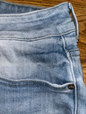 Kancan Bootcut Jeans Women’s Plus Size 22 Light Wash Distressed Raw Hem Slits thumbnail 5