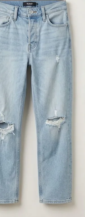 Hudson Jeans Thalia Loose Fit/Straight Distressed Jeans 24 thumbnail 1