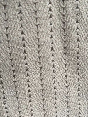H&M cream woven crochet tank top boho western beach summer small thumbnail 5