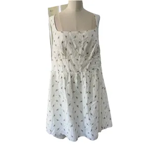 Princess Polly Samana Mini Dress Ditsy Floral Square Neck White Purple Sz 14 NEW thumbnail 4