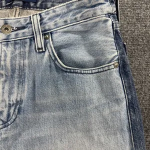 Levis Made Crafted Womens Two Tone Side Stripe Straight Leg Jeans 26 Cotton Blue thumbnail 5