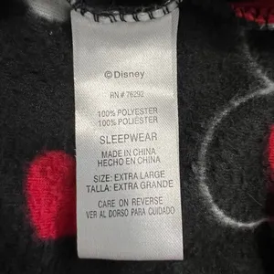 Disney Minnie Mouse Sleep Jumper Zip Up‎ Size X Large thumbnail 8