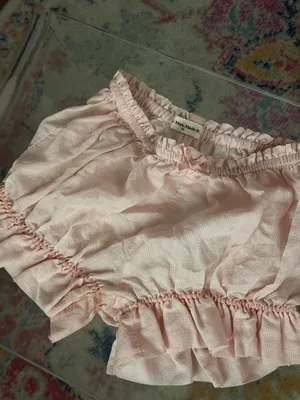 My Mum Made It Sheer Bloomers Ruffled Hem Shorts thumbnail 5