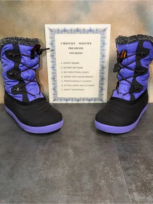 Kamik Women's Snow Boots Purple/Black Size 6 thumbnail 2
