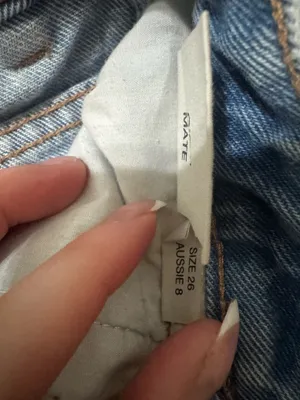 Rollas dusters denim shorts size 26 thumbnail 4