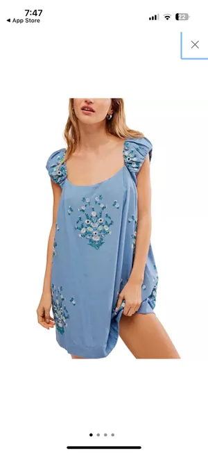 Free People Linen Dress thumbnail 2