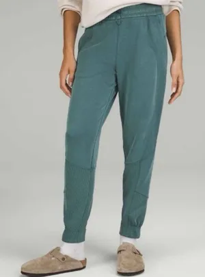 Lululemon Brushed Softstreme Green Jasper Jogger size 4 RARE DISCONTINUED COLOR thumbnail 1