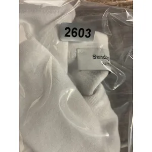 Sunday Best Aritzia Womens Dachshund Ribbed Baby Tee White 2XS thumbnail 5