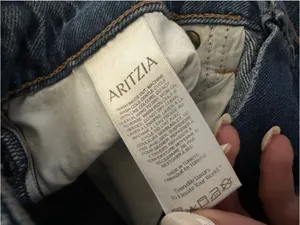 Aritzia Denim Forum Remy Wide Leg Jeans Blue Size 24 thumbnail 4