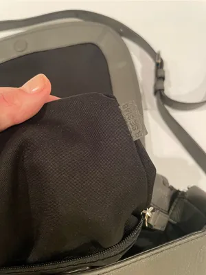 Marc Jacobs Empire Crossbody Bag Gray Pebbled Leather Purse thumbnail 8