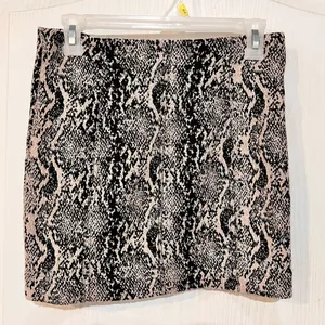 Final price Free people Women's Black and Cream Skirt thumbnail 2