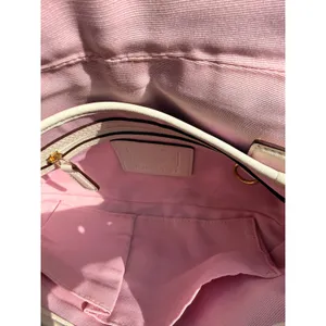 Coach Y2K Pink Soho Buckle Bag Mini Signature Jacquard Cream Leather 1457 thumbnail 2