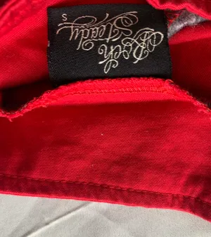 Rock Steady Red and Black Skirt Size Small By thumbnail 3
