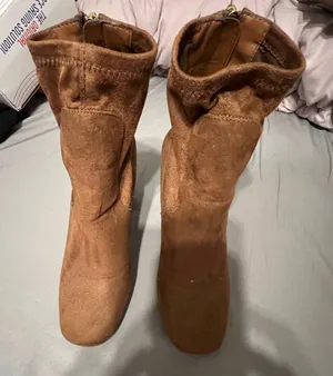 Express Brown Booties thumbnail 1