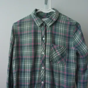 Rails Cotton Academia Granola Outdoors Hiking Plaid Button Down Shirt S Green thumbnail 2