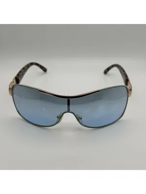 Rocawear Shield Sunglasses Blue Lenses Tortoise Arms thumbnail 3
