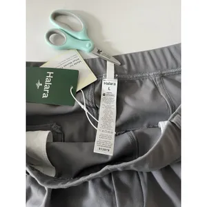 Halara Flex Day Stretch High Waisted Pants Size Large Wide Leg Gray thumbnail 4