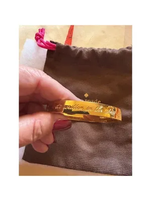 Kate Spade Gold Tone "It's Written In The Stars" Bangle Bracelet One Size thumbnail 3