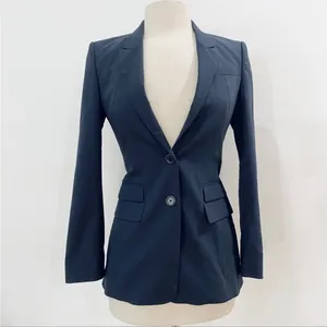 BOSS-Hugo Boss fundamental Wool navy suit blazer thumbnail 2