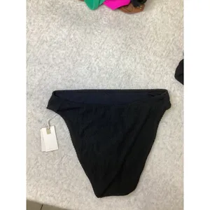 Good American Always Fits Better Bikini Bottom Black Crinkle GSW0145LV 2XL 3XL thumbnail 2