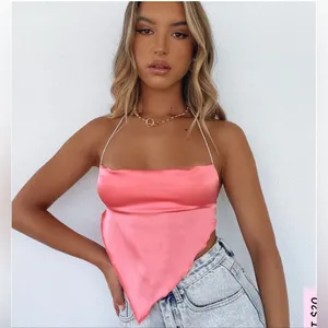 NWT White Fox Boutique Nights with you crop top forest green size Medium thumbnail 1