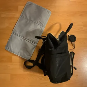 Skip Hop Mainframe Wide Open Diaper Backpack Black thumbnail 7