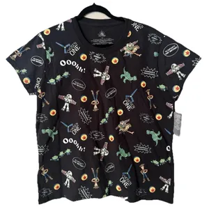 Toy Story Shirt Women XL Woody Buzz Rex Alien Quote Graphic‎ Disney Hype Core Go thumbnail 1