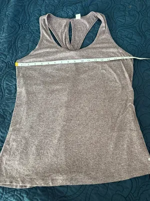 MARIKA Super Soft Thin Keyhole Racerback Mauve Purple Pink Tank Top Size Medium thumbnail 6