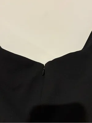 Lulus After Hours Strapless Ruffled‎ Slit Maxi Dress HL1023 Black Size XL thumbnail 8