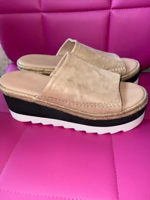 Free People Santorini Espadrille Chunky Mule Sandals thumbnail 3
