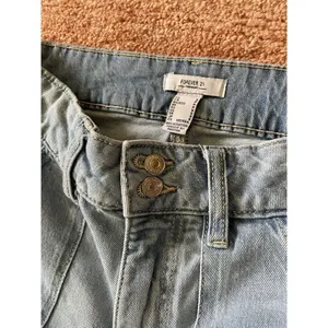 Forever 21 Blue Denim with Bungee Hem High Rise Women’s size S Y2k 90s thumbnail 2