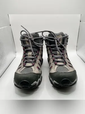Oboz Women's Sawtooth II Mid Hiking Trail Boots Sage Gray Size 7.5 EUC thumbnail 2