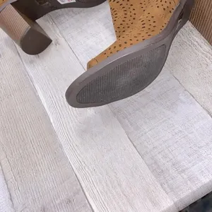 Comfort camel color heeled open toe booties size 9 new thumbnail 6