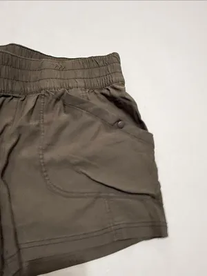 Avalanche Olive Women's Elastic-Waist Athletic Shorts thumbnail 3