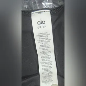 Alo Yoga Black Precision Tank + High-Waist Airlift Legging Set Sz S NWT $202 thumbnail 11